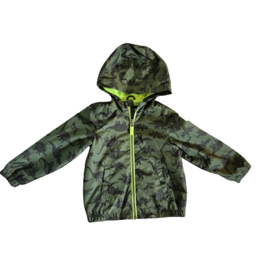 Carter's Dinosaur Rain Jacket/Windbreaker - Toddler Size 2T